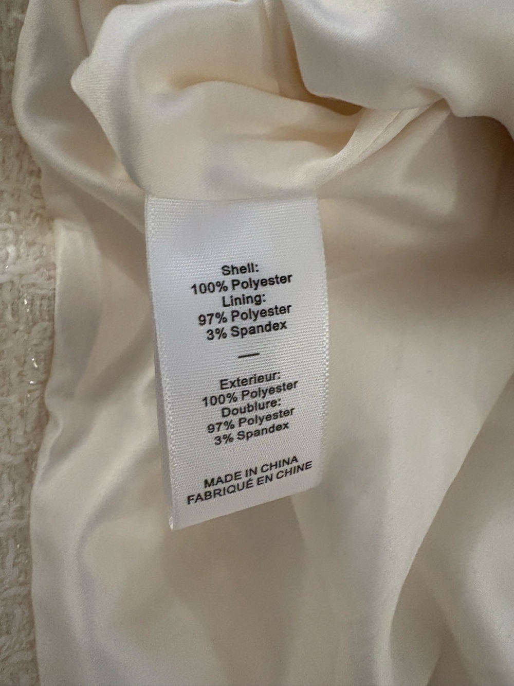 Likely Ivory Tweed Button-Front Mini Dress - Picture 8 of 8